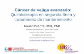 Cáncer de vejiga avanzado - Sociedad Española de ... · Cáncer de vejiga avanzado: Quimioterapia en segunda línea y tratamiento de mantenimiento Javier Puente, MD, PhD Hospital