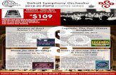 Detroit Symphony Orchestra - Custom Holidays 2019-20 Flyer.pdf · Houston, Alicia Keys, and Adele. Lunch at Sindbad’s October 11, 2019 Legends: The Paul Simon Songbook November
