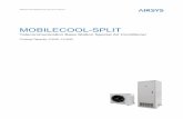 MOBILECOOL-SPLITairsys.com.tr/en/Files/AIRSYS-P-SC-MOBILECOOL SPLIT... · 2018-03-31 · MOBILECOOL-SPLIT unit is one of the products of Airsys BTS air conditioner family to be suitable
