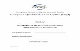 uropean Qualification in Optics (EQO) · dispensing spectacles and glazing spectacles. Information required for Spectacle Dispensing: Detailed case records of FIFTY ophthalmic dispensings