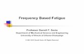 Professor Darrell F. Socie - publish.illinois.edupublish.illinois.edu/.../06/4-Frequency-Based-Fatigue.pdfFrequency Based Fatigue © 2001-2011 Darrell Socie, All Rights Reserved 1