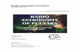 Radio Astronomy of Pulsars - Gettysburg Collegemarschal/clea/clea_products/manuals/Pulsars_Italian.pdfRadio Astronomy of Pulsars Background: Stelle di neutroni e pulsar Gli astronomi
