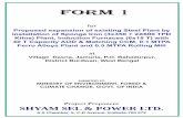 SHYAM SEL & POWER LTD.environmentclearance.nic.in/writereaddata/Online/TOR/04...SHYAM SEL & POWER LTD. S.S Chamber, 5, C.R Avenue, Kolkata-700 072 at Village Dasna, Jamuria, P.O. Bahadurpur,