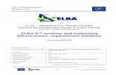 ELBA ICT systems and supporting infrastructure: implemented solutions · 2019-07-11 · ELBA ICT systems and supporting infrastructure: implemented solutions Deliverable D8 Document