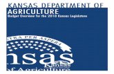 KANSAS DEPARTMENT OF AGRICULTURE...KANSAS DEPARTMENT OF AGRICULTURE AGENCY OVERVIEW STATUTORY AUTHORITY 74-569 Organization of the Department of Agriculture. 74-576 Powers and duties