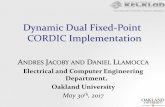 Dynamic Dual Fixed-Point CORDIC Implementationllamocca/Research/raw2017_Presentation.pdf · Main Contributions Extra layer of flexibility added to Dual Fixed Point (DFX) CORDIC: Run-time