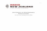 STATEMENT OF PERFORMANCE EXPECTATIONS...Te Ahi Kaa – a weekly programme focusing on Maori lives, voices and perspectives Tagata o te Moana -Pacific Island news, issues and current