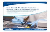 GC Inlet MaintenanceGC inlet liner is critical for ensuring accurate and precise data. Liners differ in geometric configuration/design, volume, base material, deactivation, and packing.