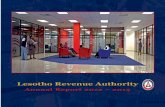 Lesotho Revenue Authority · of trade, revenue collection, border management and security, whose aim is to better contribute to the economic development of Lesotho. • The LRA’s