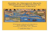 Guide to Newport Beach Historical Collections - Final 2 Aids/Guide to Newport... · 2 Newport Beach Historical Collections in Sherman Library Street Address Directories, 1955, 1958-1959,