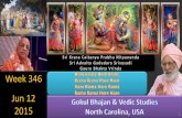 Week 346 Jun 12 2015 - Gokul Bhajan & Vedic Studies · 2015-06-12 · 12 • Chennai -> Kurdha Rd • Kurdha Rd to Puri • Puri to Calcutta • Calcutta to Nawadwip • Nawadwip