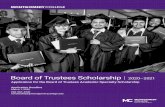 2020–2021 Montgomery College Board of Trustees Academic Specialty Scholarship ... · 2020-02-28 · The Board of Trustees (BOT) Academic Specialty Scholarship is for talented Montgomery
