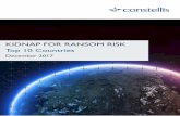 KIDNAP FOR RANSOM RISK Top 10 Countries · 2017-12-21 · Commercial in Confidence 4 Security Analysis Kidnap for Ransom Risk Top 10 Countries - December 2017 security escorts. Although