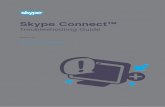 Troubleshooting Guide...Page 3 Skype Connect Troubleshooting Guide 1.0 Support resources Skype provides a range of self-help resources for both technical and non-technical issues.