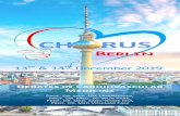 H RUS HORUS ERLIN 2019 Dear olleagues, We are proud honored to welcome you to our conference. This is a milestone in the new scientific cooperation between Korean and German cardiologists