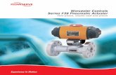 Worcester Controls Series F39 Pneumatic Actuator · 2020-01-02 · 3 flowserve.com The Series F39 Pneumatic Actuator design is based on the opposed rack-and-pinion principle utilizing