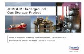 JEMGUM Underground Gas Storage Project...5 Underground Natural Gas Storage Gas Plant Phase 1a & b - Jemgum Project Introduction & EPCM Service Scope: AG Facilities for storage and