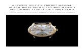 Vulcain Cricket manual alarm water protected watch circa 1953 · 2017-05-05 · A lovely Vulcain Cricket manual alarm water protected watch early 1960 in mint condition Vulcain Cricket,