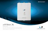airFiber® AF-4X Datasheet · Ubiquiti Networks introduces the airFiber® AF-4X, Ubiquiti’s first licensed spectrum radio designed for the public safety sector. It meets the growing