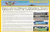 Executive Mayor Wishes Team Mopani well at SAIMSA games ... 3 of September.pdf · Mashishimale and he has requested the municipality to install a water meter in his yard, and he said