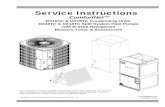 Service Instructions · 2018-10-31 · repair (hereinafter, “service”) the equipment specified in this manual should service the equipment. the manufacturer will not be responsible