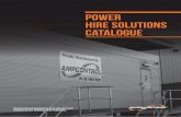 power hire solutions catalogue - Whitepages · 2017-08-18 · power hire solutions catalogue Customised electrical and electronics solutions for mining and industry. - 2 ... 20 MVA