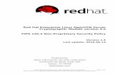FIPS 140-2 Non-Proprietary Security Policy - NIST · 2018-09-27 · Red Hat Enterprise Linux OpenSSH Server Cryptographic ModuleFIPS 140-2 Non-Proprietary Security Policy The module
