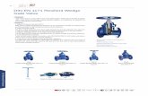 DIN EN 1171 Resilient Wedge Gate Valve - kwtools.com valve - Water.pdf · DIN EN 1171 Resilient Wedge Gate Valve • Statement: Gate valves serve to cut the medium ﬂow in the piping