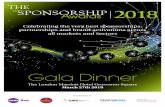 Gala Dinner - sponsorship-awards.co.uk · global sports marketing and partnership space. email contact@activative.co.uk visit THE INCORPORATED SOCIETY OF BRITISH ADVERTISERS ISBA