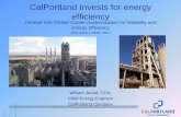 CalPortland Invests for energy efficiency · from the kiln, and the heated air is now directed to the kiln to provide the combustion oxygen and the heating gases for the preheater