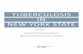 TUBERCULOSIS IN NEW YORK STATE...Tuberculosis Cases by Country of Origin, New York State, 2016 Table 5. Number and Percent of Tuberculosis Cases by U.S.‐Born and Foreign‐Born Status,