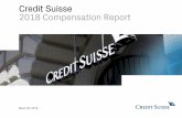 Credit Suisse 2018 Compensation Report · 1 Excludes Corporate Center RWA of CHF 18 bn in 2015, CHF 17 bn in 2016, CHF 24 bn in 2017 and CHF 30 bn in 2018. Excludes SR U Op Risk RWA
