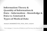 Information Theory & Quantity of Information & Data ...sorana.academicdirect.ro/pages/doc/Eng2012/Lecture02.pdfCode for Information Interchange) •Use 7 bits for representation of