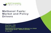 Methanol Fuels: Market and Policy Drivers · Local Methanol Gasoline Standards Implemented Since Gansu M15 & M30 2009 Guizhou M15 2010 Hebei M15 & M30 2010 Heilongjiang M15 2005 Jiangsu