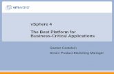 vSphere 4 The Best Platform for Business-Critical Applicationsdownload3.vmware.com/elq/pdf/vforum_us/09/VForum_Virtual... · 2009-05-18 · to worry about downtime. Our Exchange,