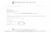 Eskay K‘n’IT (India) Limited · 2018-01-04 · ESKAY K ‘n’ IT (INDIA) LIMITED NOTICE Notice is hereby given that 30 th Annual General Meeting of the Shareholders of ESKAY