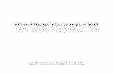 Mental Health Annual Report 2017 - Substance Abuse and ... · Mental Health Annual Report 2017. Use of Mental Health Services: National Client-Level Data. DEPARTMENT OF HEALTH AND