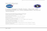 Independent Technical Assessment of Cassini/Huygens Probe Entry, Descent and Landing … · 2013-04-10 · National Aeronautics and Space Administration Langley Research Center Hampton,