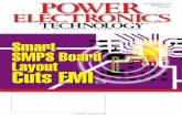 TECHNOLOGY Smart SMPS Board Layout Cuts EMI · 2018-03-20 · From the EMI lab experts, you can expect a lengthy discus-sion about the required detection method from the used EMI
