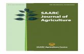 SAARC JOURNAL OF AGRICULTURE (SJA) · SAARC JOURNAL OF AGRICULTURE (SJA) Volume 13, Issue 2, 2015 ISSN: 1682-8348 (Print), 2312-8038 (Online) ... SAARC JOURNAL OF AGRICULTURE VOLUME