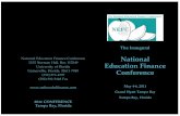 National Education Finance Conference · National Education Finance Conference 1215 Norman Hall, Box 117049 University of Florida Gainesville, Florida, 32611-7049 (352) 273-4297 (352)