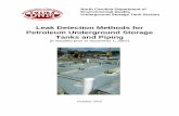 Leak Detection Methods for Petroleum … Management/DWM/UST/PIB...North Carolina Department of Environmental Quality Underground Storage Tank Section Leak Detection Methods for Petroleum