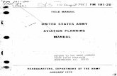 s' UNITED STATES ARMY · 2017-07-22 · 7> co »a i £ (s-cu^ ftfj fm 101-20 field manual •¡s' united states army aviation planning manual return to the army library room 1a518