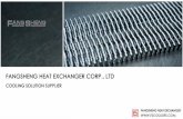 无锡方盛换热器制造有限公司 Wuxi Fang-sheng Heat Exchanger …donar.messe.de/.../fangsheng-heat-exchanger-profile... · As heat exchanger helps to cool down the generator,