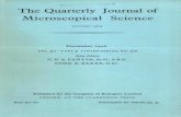 The Quarterly Journal of Microscopical Science · The Quarterly Journal of Microscopical Science FOUNDED 1853 December 1956 VOL. 97 -PART 4 (THIRD SERIES, NO. 40) Joint Editors C