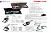 Starrett PRECISION TOOLSN108 Read safety precautions on pages 534 to 537 Starrett PRECISION TOOLS Call your Snap-on Account Manager for additional specifications on Starrett. Digital