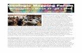 Geologic Mapping Forum 2018 summary: to 29 , 2018, 100 ......geological map standards. GeoSciML 4.1 is now an OGC data transfer standard for all geological data . 5 from mapping to
