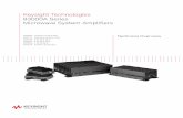 Keysight Technologies 83000A Series Microwave System ... · Benchtop microwave design tasks often require amplification to measure low level out-put characteristics, improve system