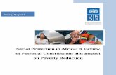 Social Protection in Africa: A Review of Potential ... · Food distribution School Feeding, Expanded school feeding General emergency relief Regular school feeding – 803,669 children