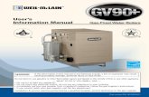 User’s Information Manual Gas-Fired Water Boilers...Part number 550-142-055/0411 ® Gas-Fired Water Boilers User’s Information Manual If the information in this manual is not followed
